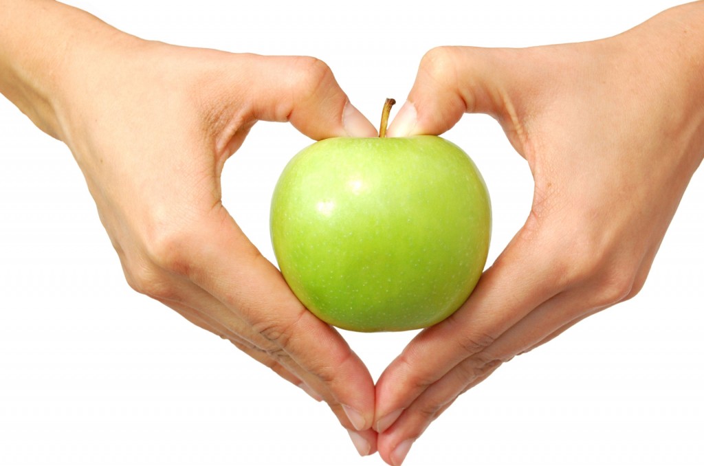 Apple and heart